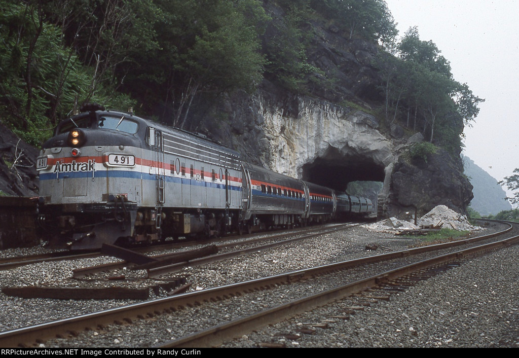 AMTK 491 near Bear Mtn Bridge